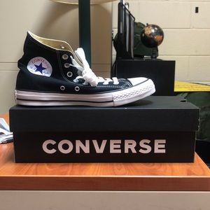 Brand new black converse high tops